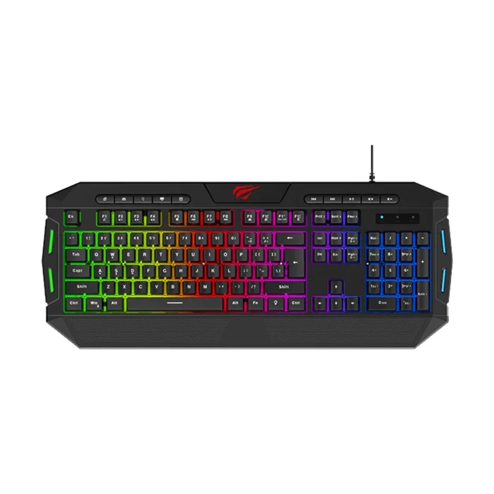 Havit HV-KB501CM Wired Black Gaming Keyboard Mouse Headphones and Mouse Pad Combo - Image 2