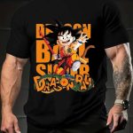 Dragon Ball Z black Drop Shoulder T-Shirt